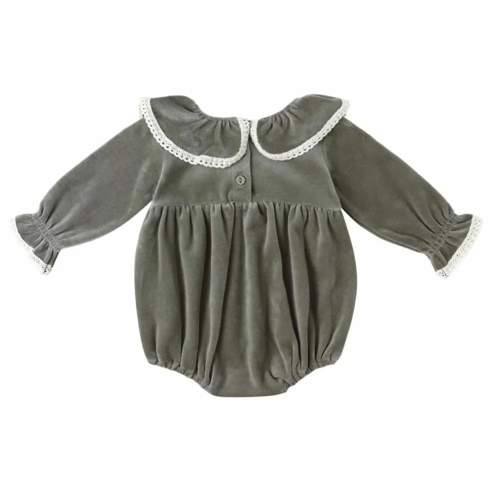 Barboteuse Wendy | Vert de gris