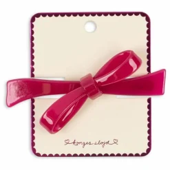 Barrette Nœud | Rose fuschia