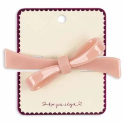 Barrette Nœud | Rose pâle