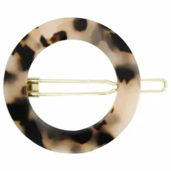 Barrette ronde écaille