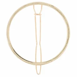Barrette ronde Emma | Doré