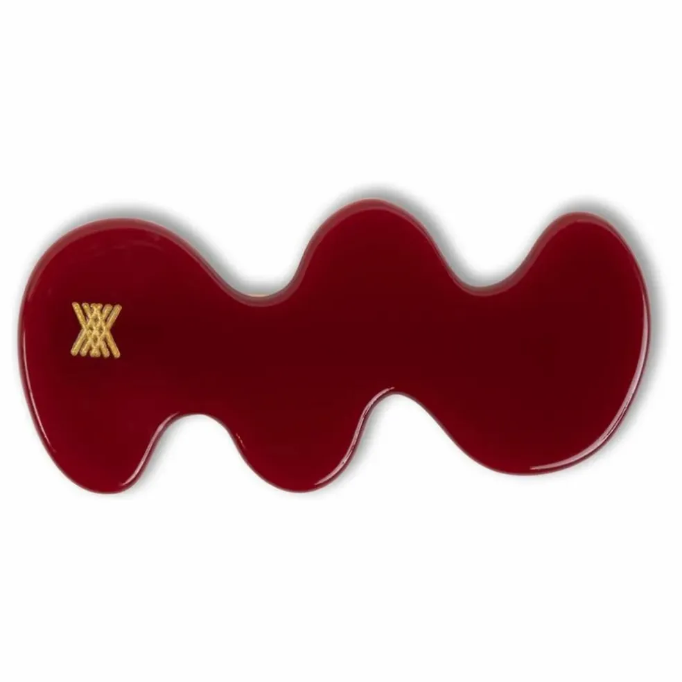 Barrette Wavy | Bordeaux