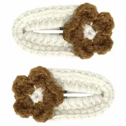 Barrettes Crochet | Ocre