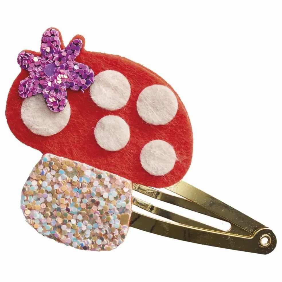 Barrettes Fleurs à créer - Janod x Hachette