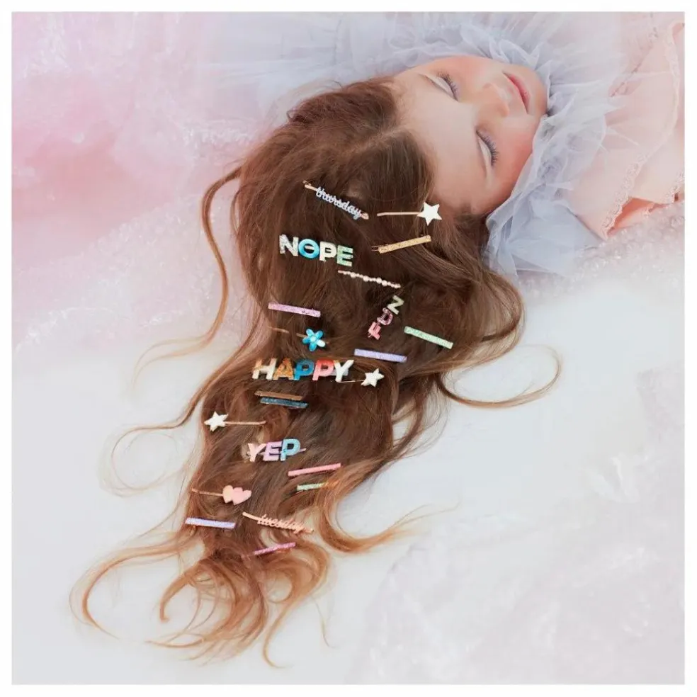 Barrettes jours de la semaine - Set de 7