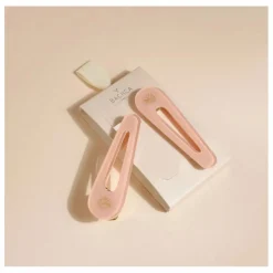 Barrettes Opaline - Set de 2 | Rose