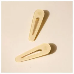 Barrettes Opaline - Set de 2 | Ivoire