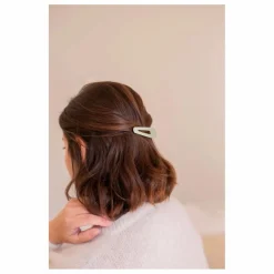 Barrettes Opaline - Set de 2 | Vert d'eau