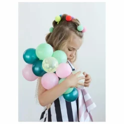 Barrettes Pompons - Set de 6