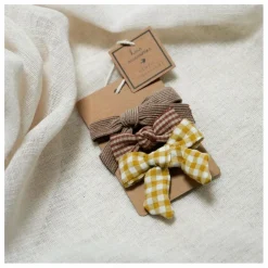 Barrettes Vichy - Set de 3