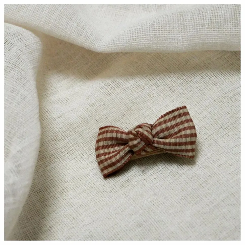 Barrettes Vichy - Set de 3