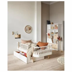 Barrière de sécurité Wood | Blanc