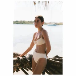 Bas de Maillot Camellia Fibres Recyclées | Blanc
