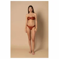 Bas de Maillot Echancré Lena | Terracotta