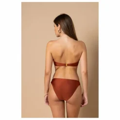 Bas de Maillot Echancré Lena | Terracotta