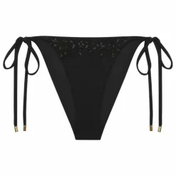 Bas de Maillot Memoir Brodé Fibres Recyclées | Noir