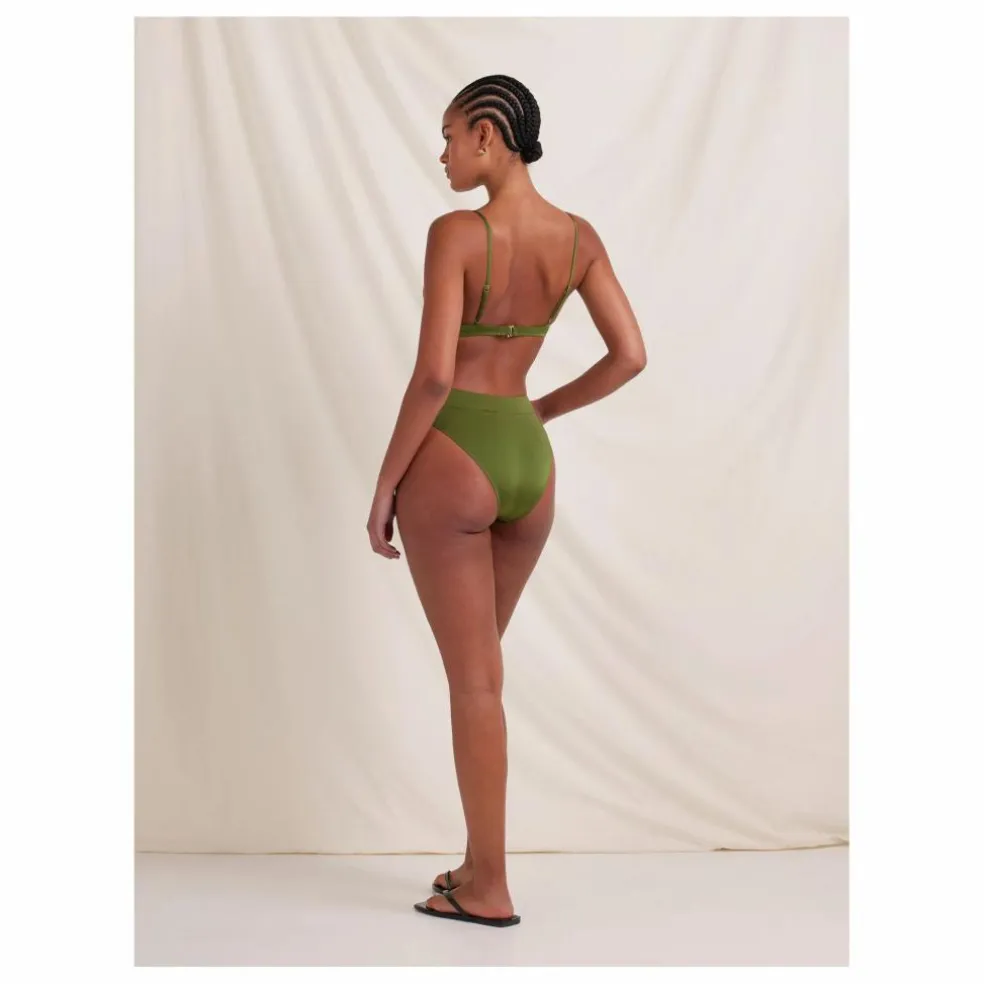 Bas de Maillot Olivine Fibres Recyclées | Olive