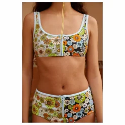 Bas de Maillot Orange Blossom Fibres Recyclées | Bleu ciel