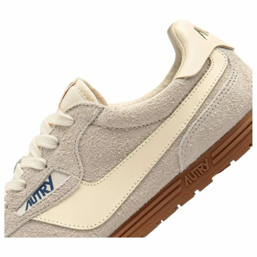 Basket Windspin Low Bicolore Suède et Cuir | Gris clair