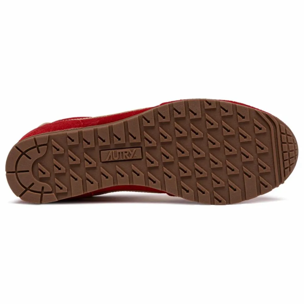 Basket Windspin Low Bicolore Suède et Cuir | Rouge