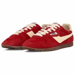 Basket Windspin Low Bicolore Suède et Cuir | Rouge