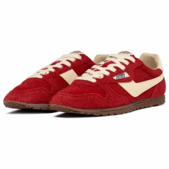 Basket Windspin Low Bicolore Suède et Cuir | Rouge