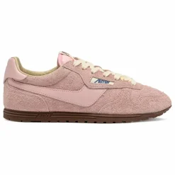 Basket Windspin Low Suède et Cuir | Rose poudré