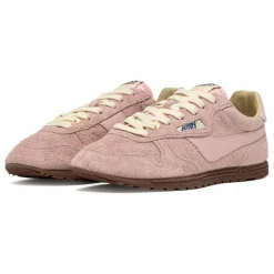 Basket Windspin Low Suède et Cuir | Rose poudré