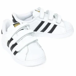 Baskets 3 Scratchs Superstar | Blanc