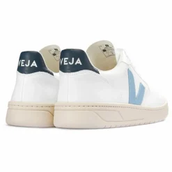 Baskets Cuir V-10 CWL | Bleu ciel