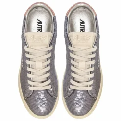 Baskets Dallas Low Paillettes | Gris foncé