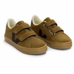 Baskets Esplar Scratchs Suede Fourrées | Camel