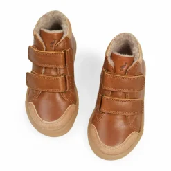 Baskets Fourrées 2 Scratchs Toasty | Cognac