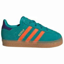 Baskets Gazelle Lacets Elastiqués | Vert