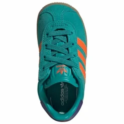 Baskets Gazelle Lacets Elastiqués | Vert