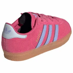 Baskets Gazelle Lacets Elastiqués | Rose
