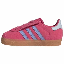 Baskets Gazelle Lacets Elastiqués | Rose