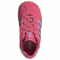Baskets Gazelle Lacets Elastiqués | Rose