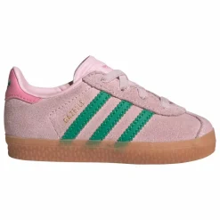 Baskets Gazelle Lacets Elastiqués | Rose pâle