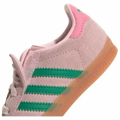 Baskets Gazelle Lacets Elastiqués | Rose pâle