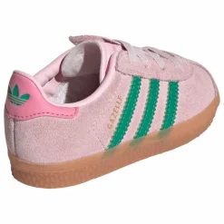 Baskets Gazelle Lacets Elastiqués | Rose pâle