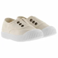 Baskets Inglesia Elastico Lon | Crème