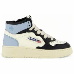 Baskets Kids Medalist Mid Cuir Bicolore | Bleu