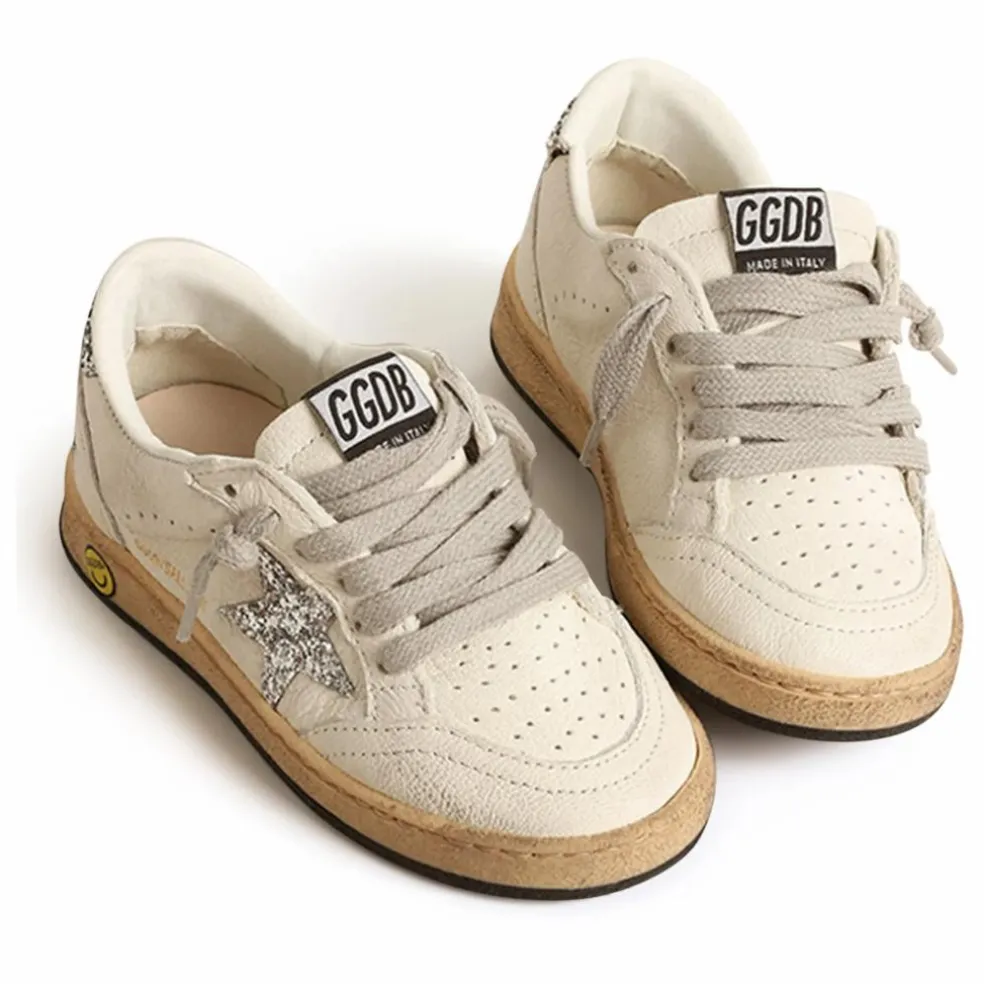 Baskets Lacets Ballstar Paillettes | Argenté