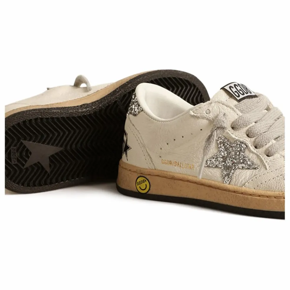 Baskets Lacets Ballstar Paillettes | Argenté