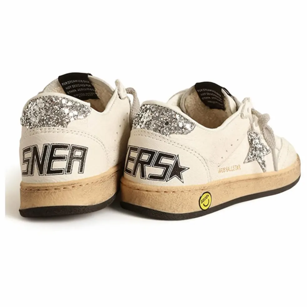 Baskets Lacets Ballstar Paillettes | Argenté