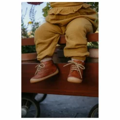Baskets Lacets Bootie | Cognac
