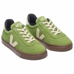 Baskets Lacets Elastiqués Volley Suede | Vert