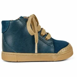 Baskets Lacets et Zip Bootie | Bleu