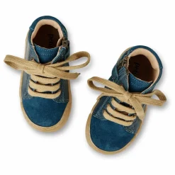 Baskets Lacets et Zip Bootie | Bleu